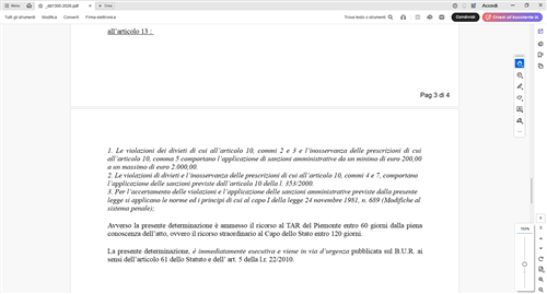Dichiarazione stato massima pericolosità incendi boschivi Regione Piemonte dal 08/07/2026.